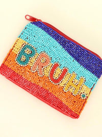 Beautiful Beaded Coin/Card Bag