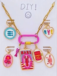 DIY Stainless Steel Coastal Charm Necklace