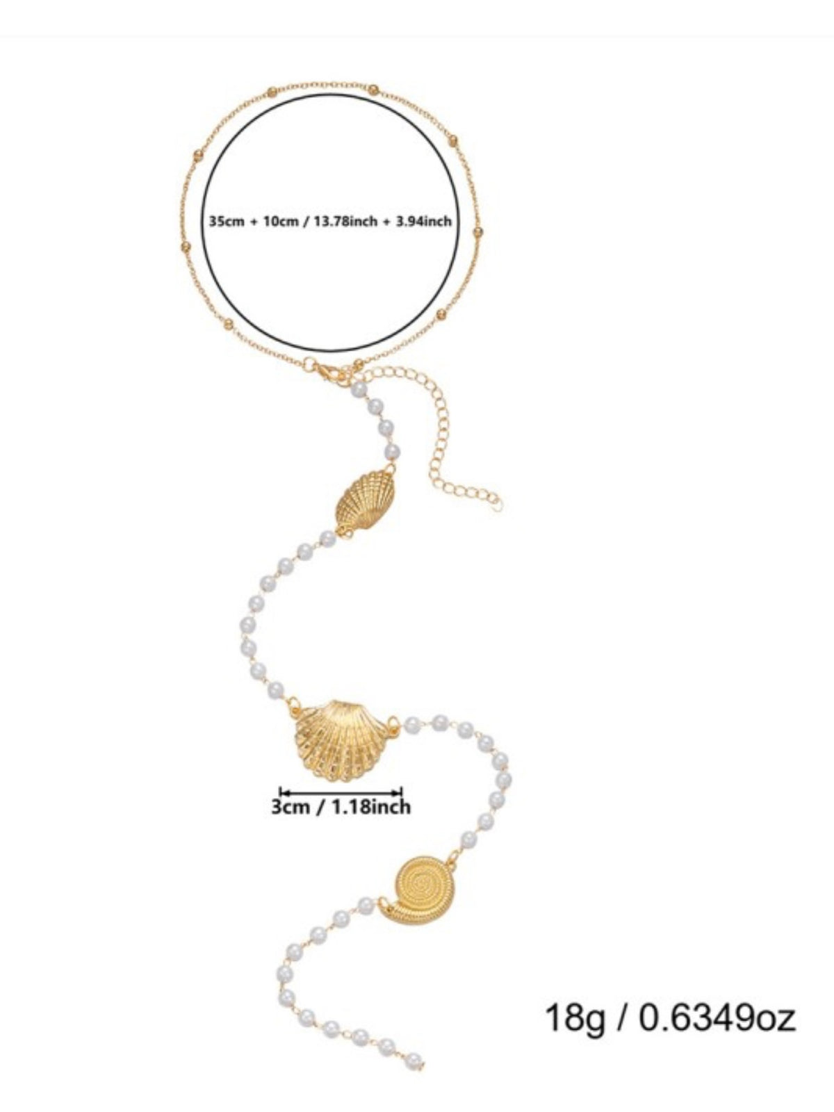 Pearl Beach Back Necklace