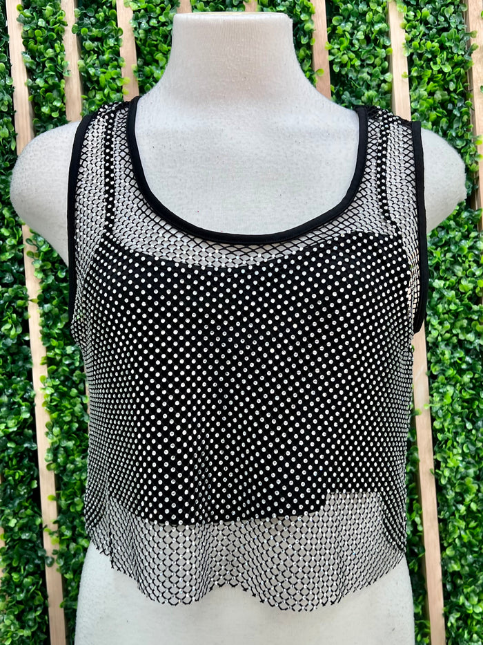 Rhinestone Tank Top