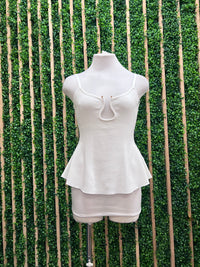 Buckle Detail Knit Cami Top