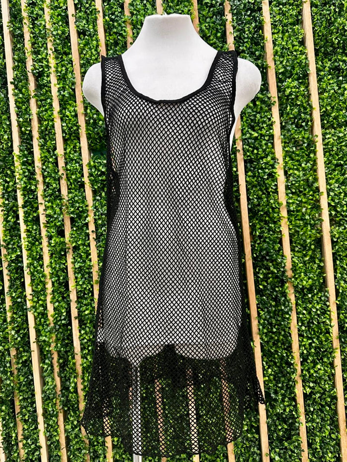 Mesh Coverup Dress