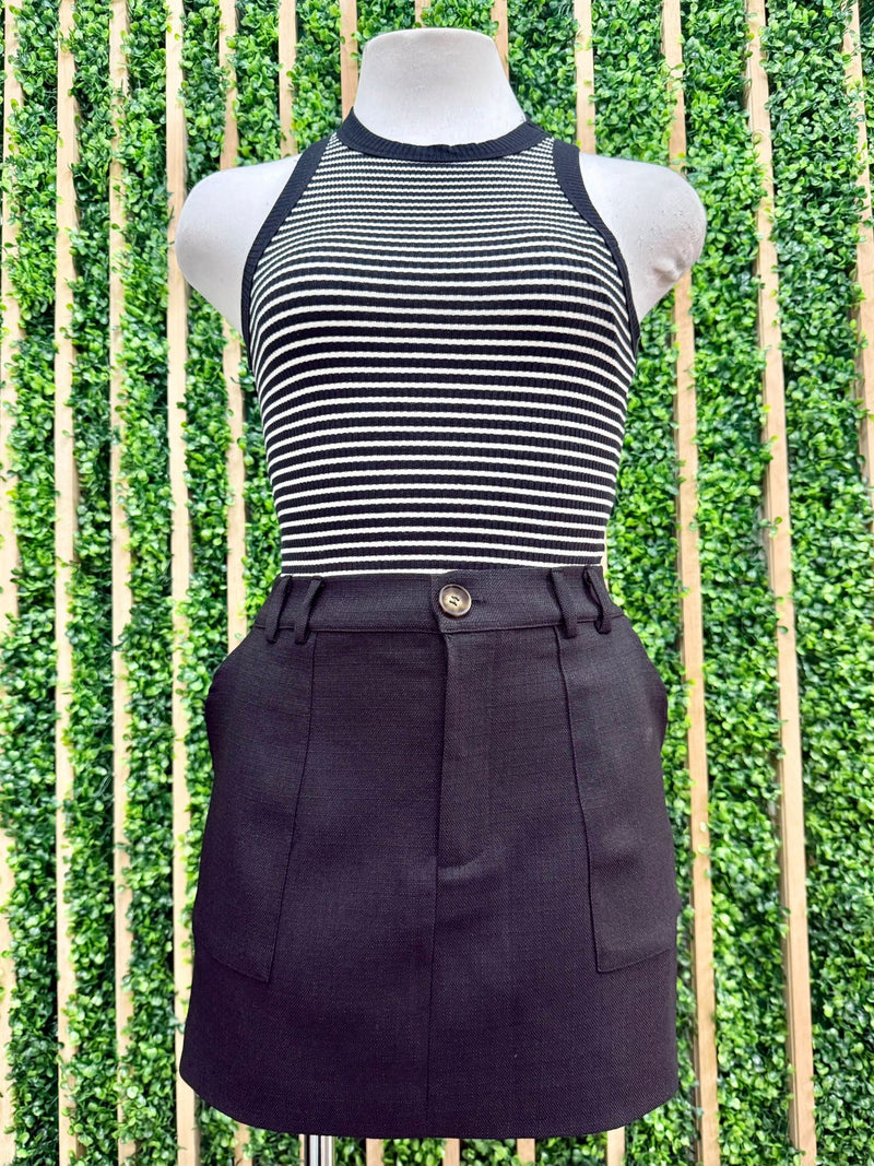 Striped Heavy Rib Tank Top