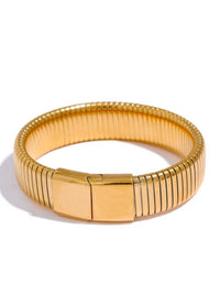 Wide Coil Cuban Bracelet