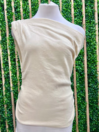 Asymmetrical Neck Sweater Top