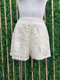 Sheer Lace Detail Pant Set