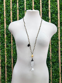 Fish Tassel Long Necklace