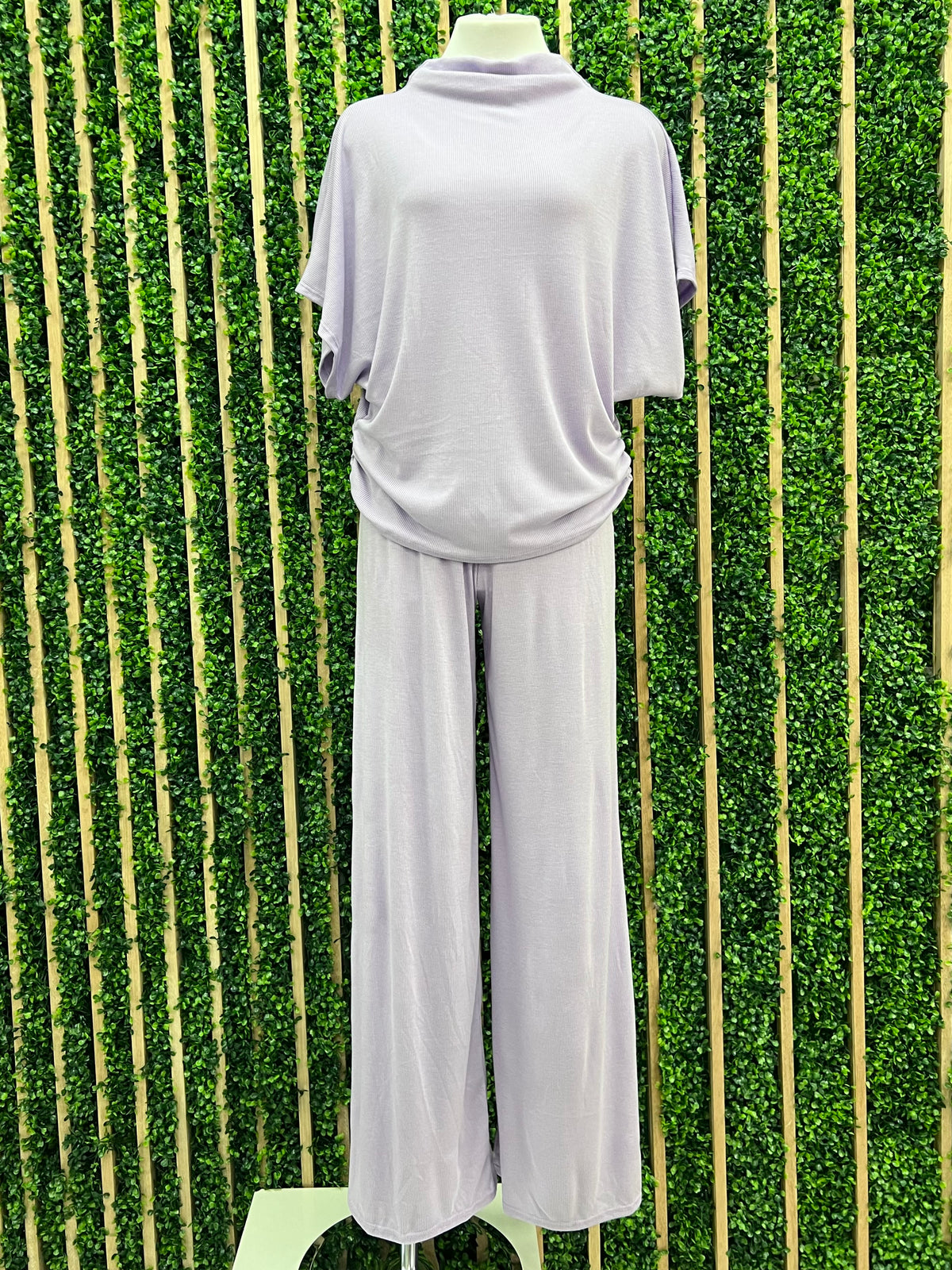 Cowl Neck Pant Set