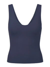 V Neck Reversible Tank basic Top