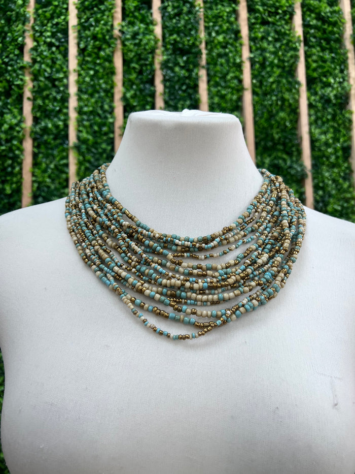 Take Me to Bali Multi Layer Beaded Necklace