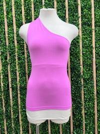 Clean Line One Shoulder Basic Top