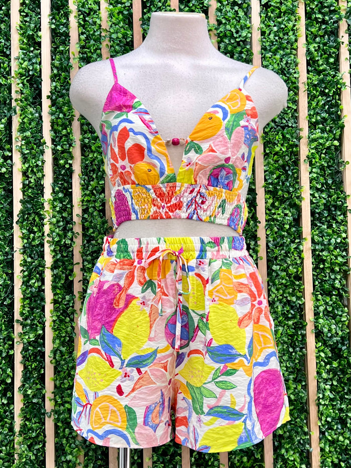 Pink Lemon Pant Set