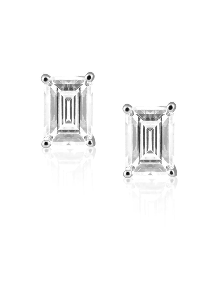 Katie Emerald Cut Studs