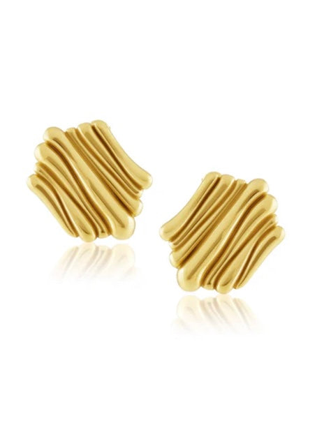SJ Mini Julia Statement Ribbed Earring