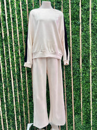 Bottom Slits Wide Leg Pant