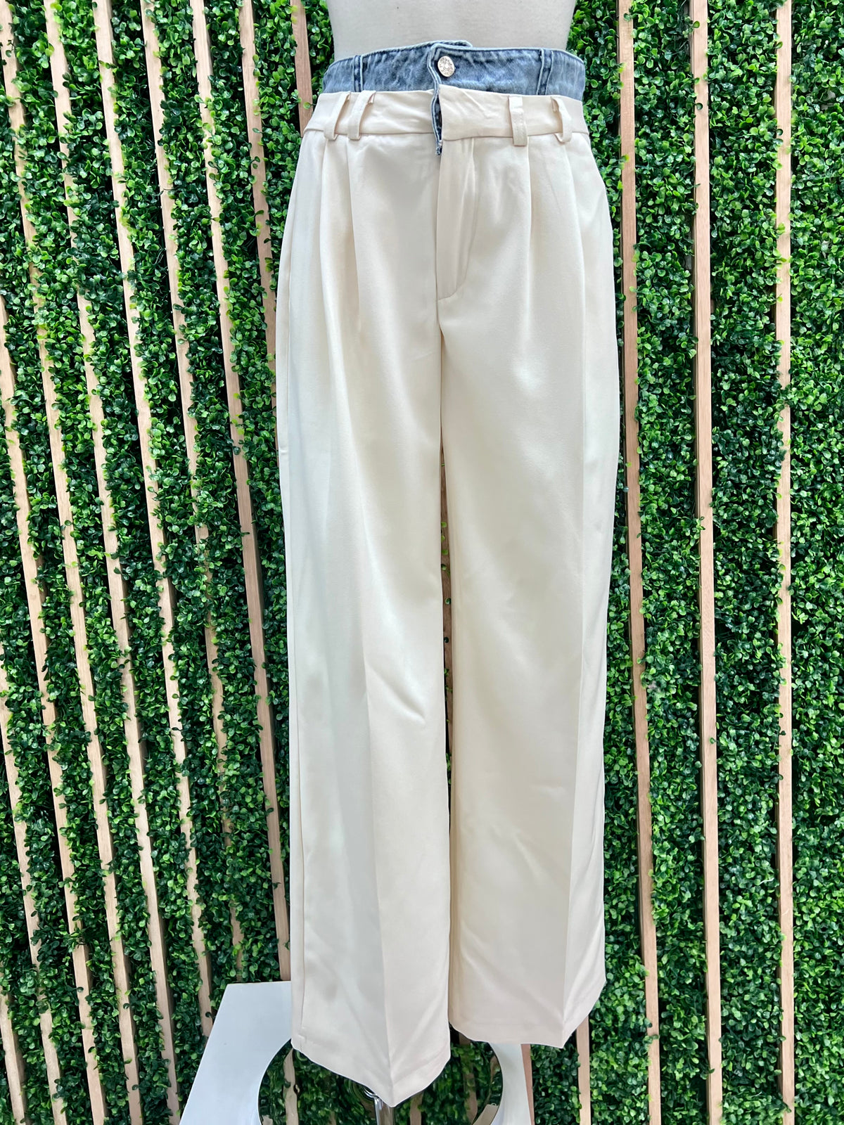 Denim Waist Trousers