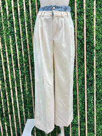 Denim Waist Trousers