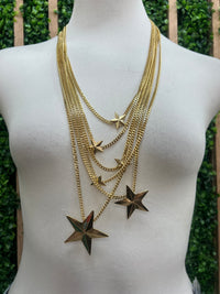 Long Brazil 6 Stars Tova Necklace