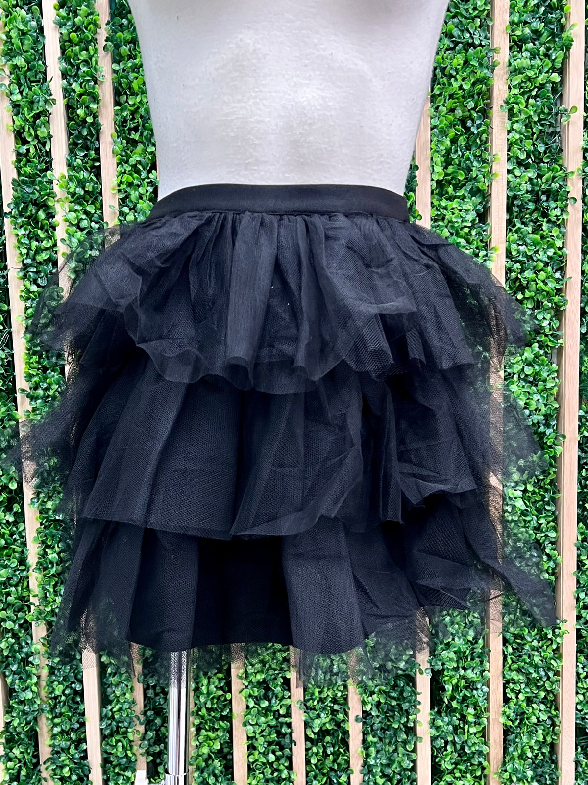 Tulle Layered Short Skirt