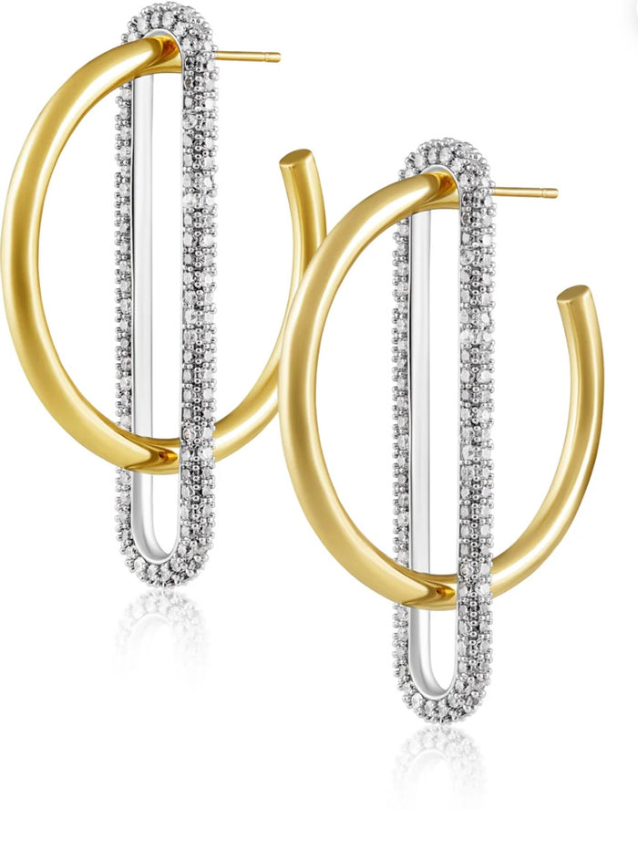 SJ Jolene Hoop Earrings.
