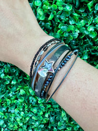 Leatherette Wrap Bracelets