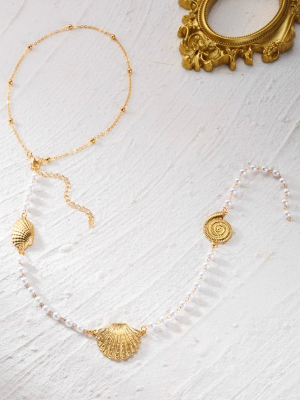 Pearl Beach Back Necklace