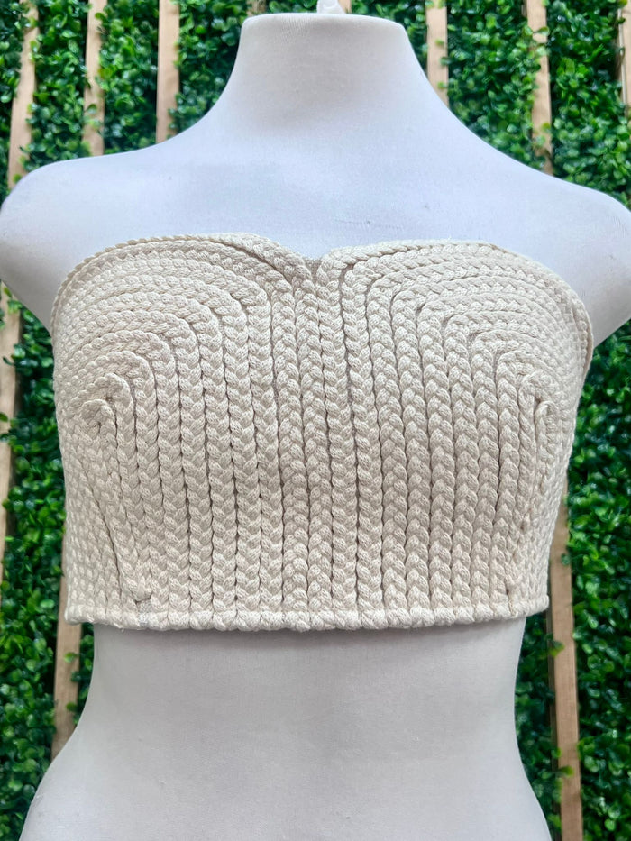 Coastal Charm Crochet Bandeau Top