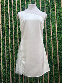 Ivory Lace Affair Mini Dress