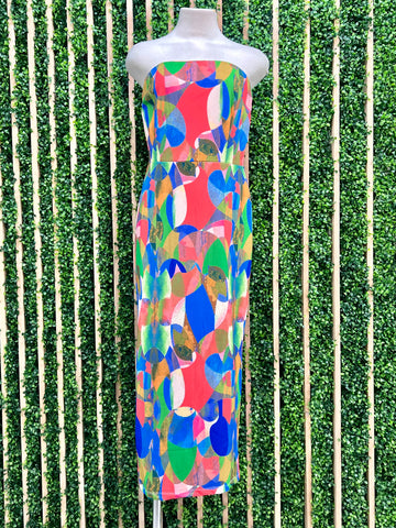 Fuchsia Fringe Short Dress