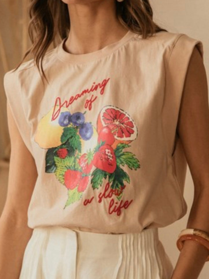 Dreaming of a Slow Life SleevelessTee