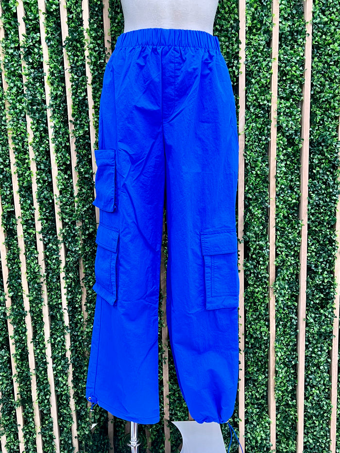 Royal Blue Cargo Jogger