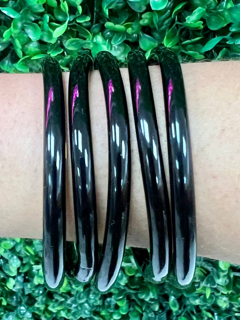 Bright Jelly Bangle Set