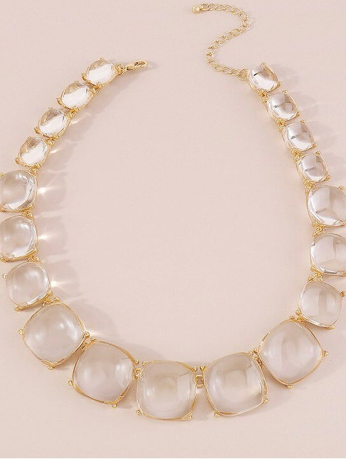 Jelly Stones Statement Necklace