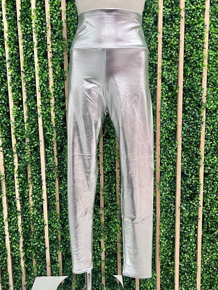 Metallic High Waist Leggings