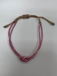 Beaded Knot Adjustable Friendship Bracelet