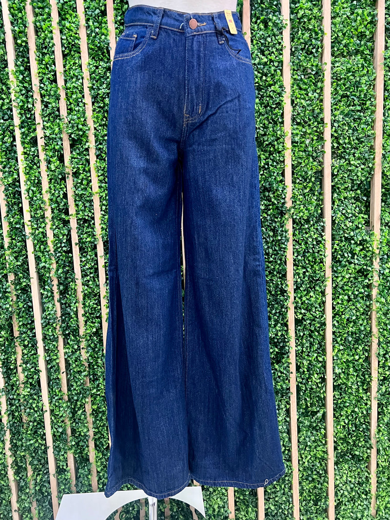 Indigo Wide Leg Denim