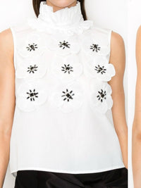 Exquisite Floral Organza Blouse