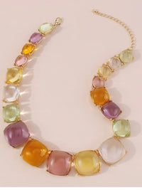 Jelly Stones Statement Necklace