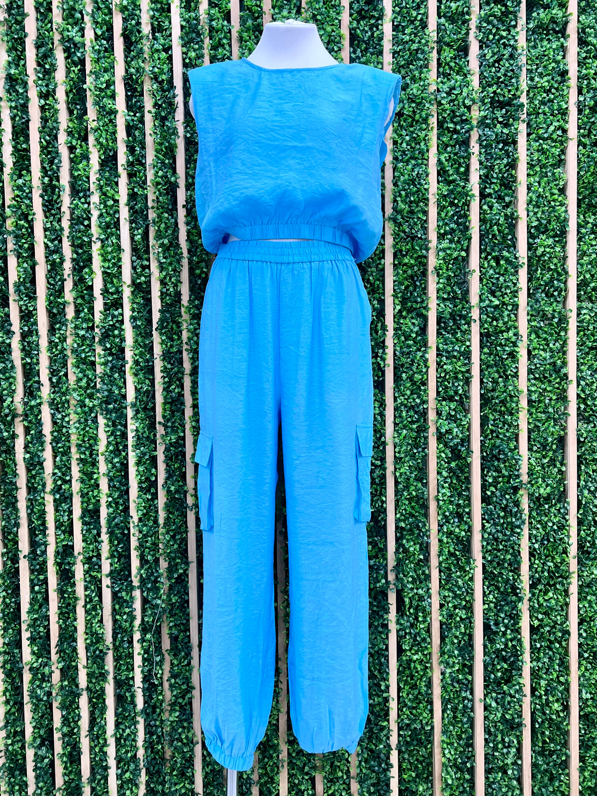 Shoulder Pad Pant Set