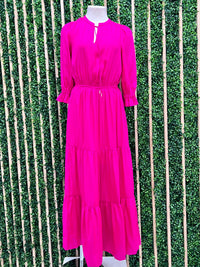 Beautiful Hyper Pink Maxi