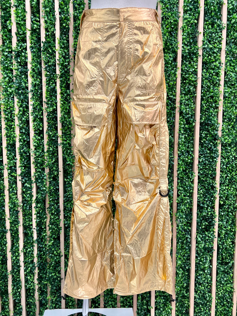 Gold Cargo Pants