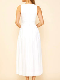 White Tank Midi Dress