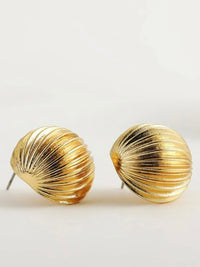 Semi Circle Ball Earrings
