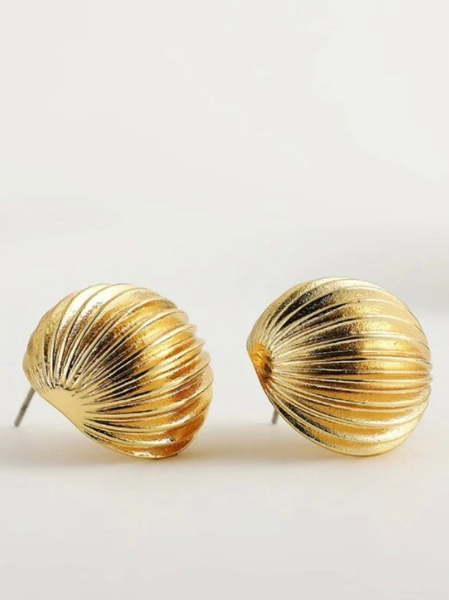 Semi Circle Ball Earrings