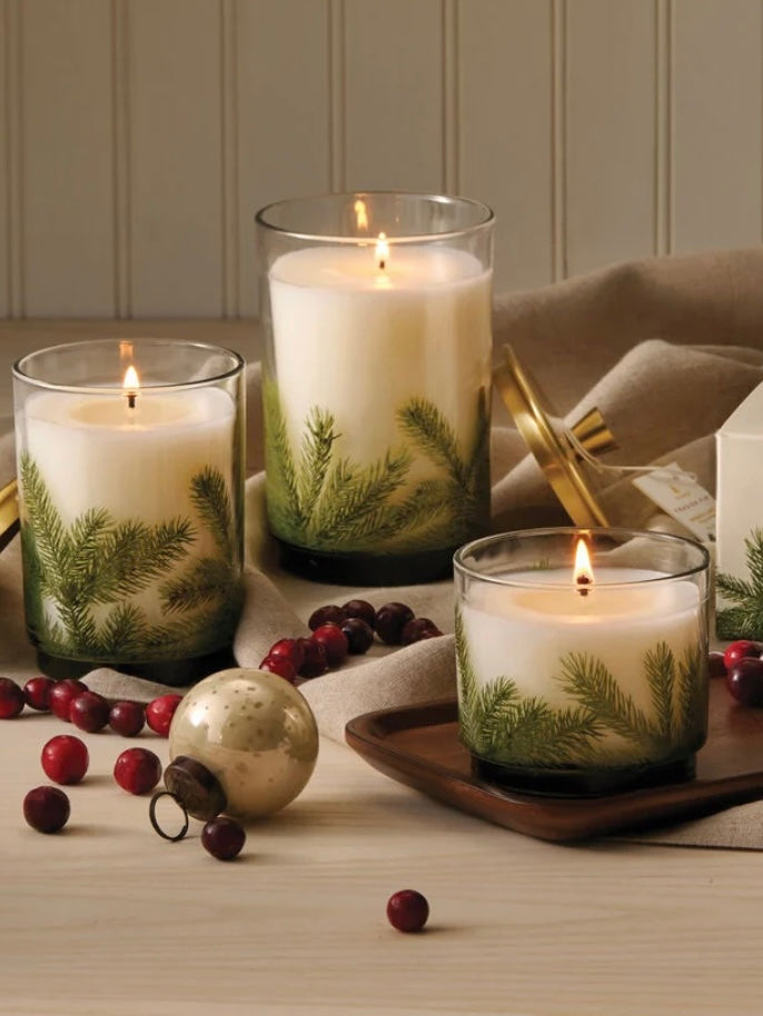 Frasier Fir Medium Pine Needle Luminary Candle