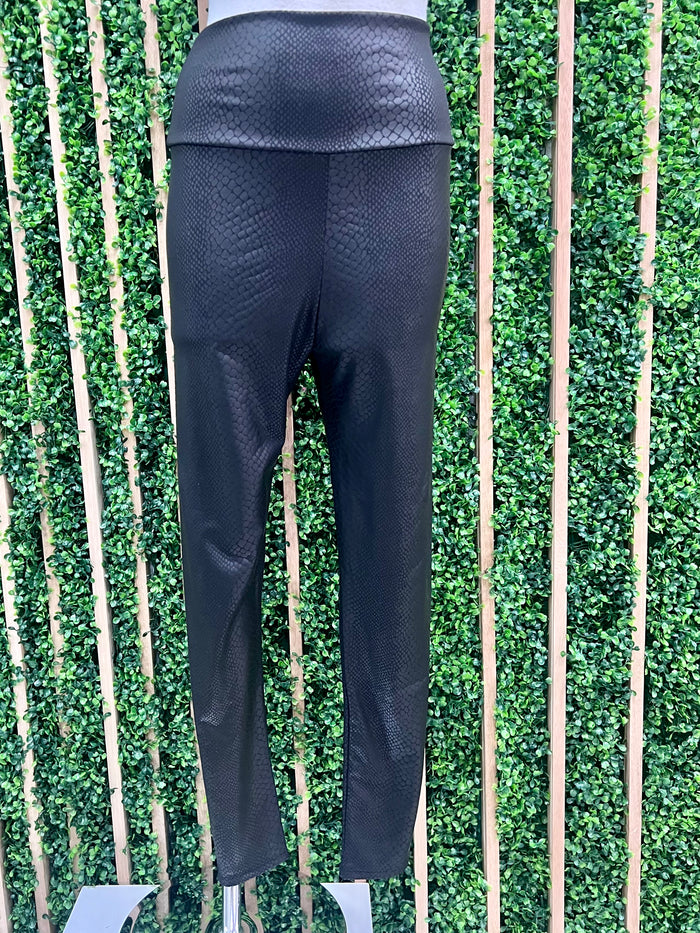 Black Snake Leggings