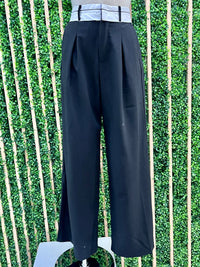 Folded Waistband Trouser