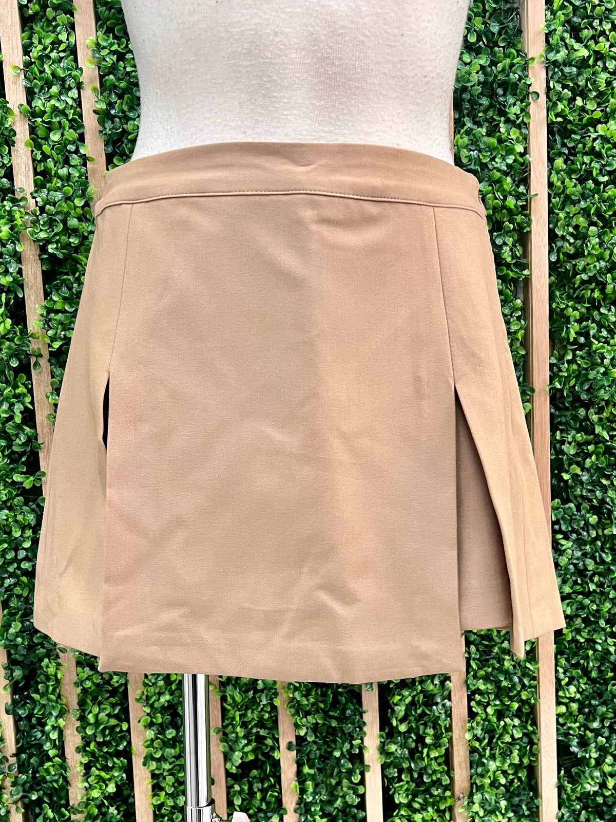 Mocha Slit Skort