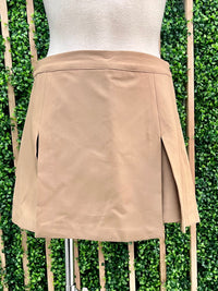 Mocha Slit Skort