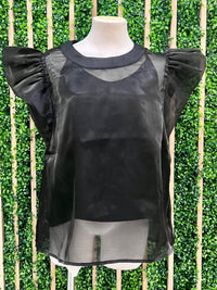 Sparkly Organza Blouse